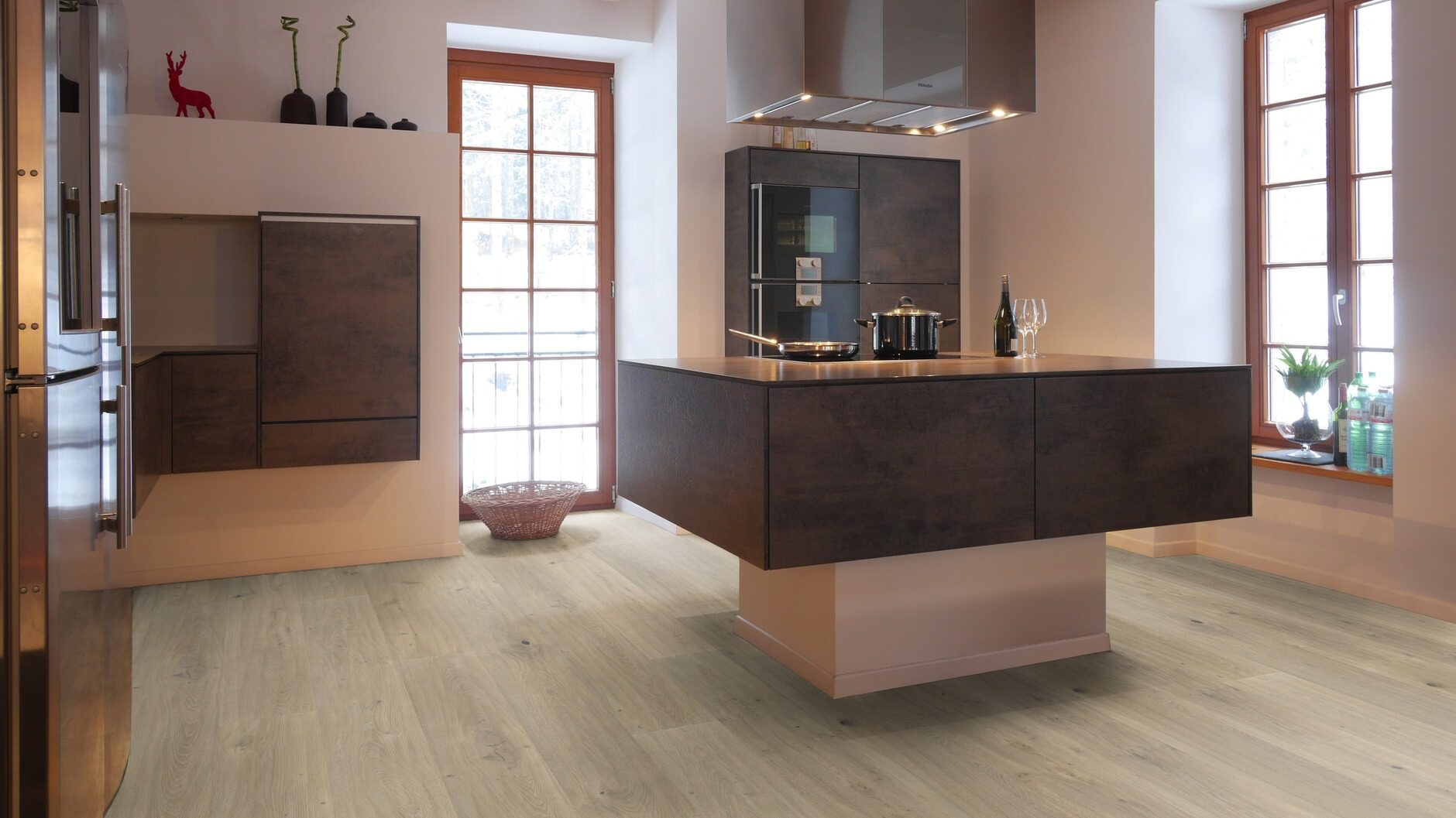Bennet & Jones Roble NO. 20 Howard ligeramente ahumado, cepillado a mano, blanco aceitado natural - Imagen 3