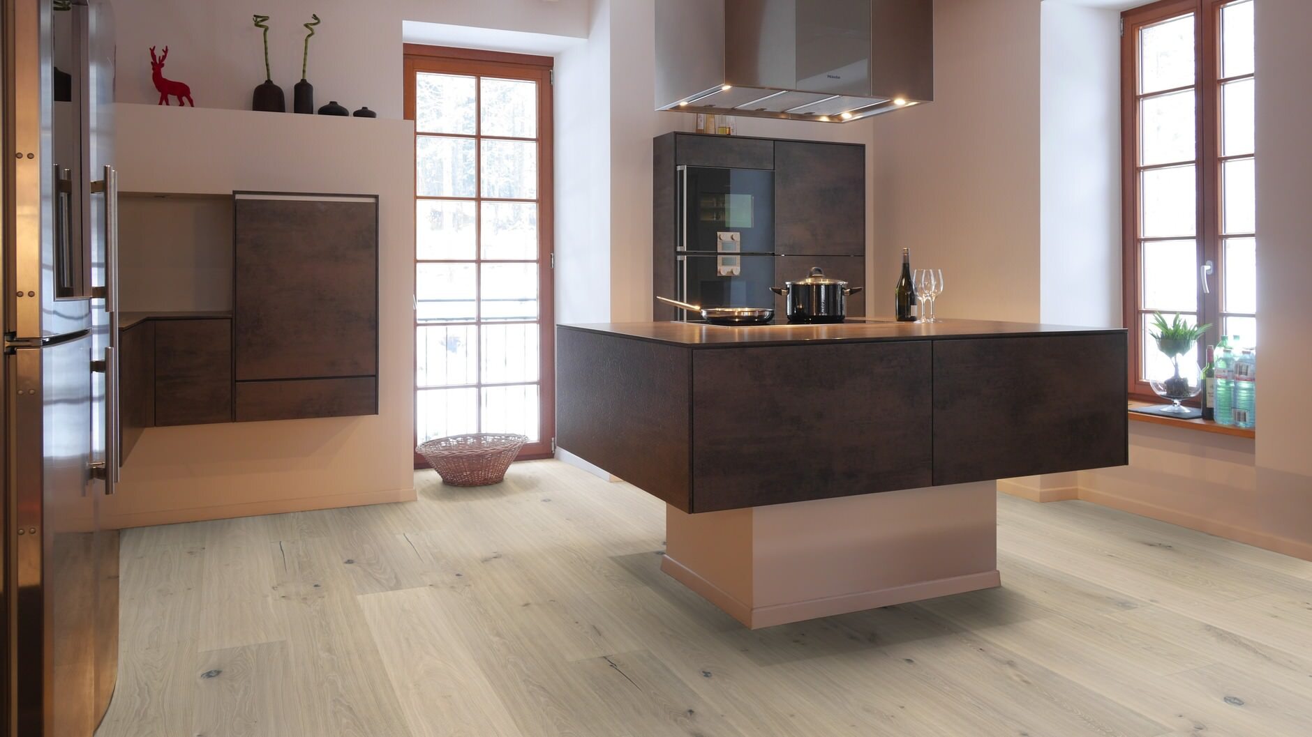 Bennet & Jones Roble NO. 18 Balmoral cepillado a mano, blanco lavado