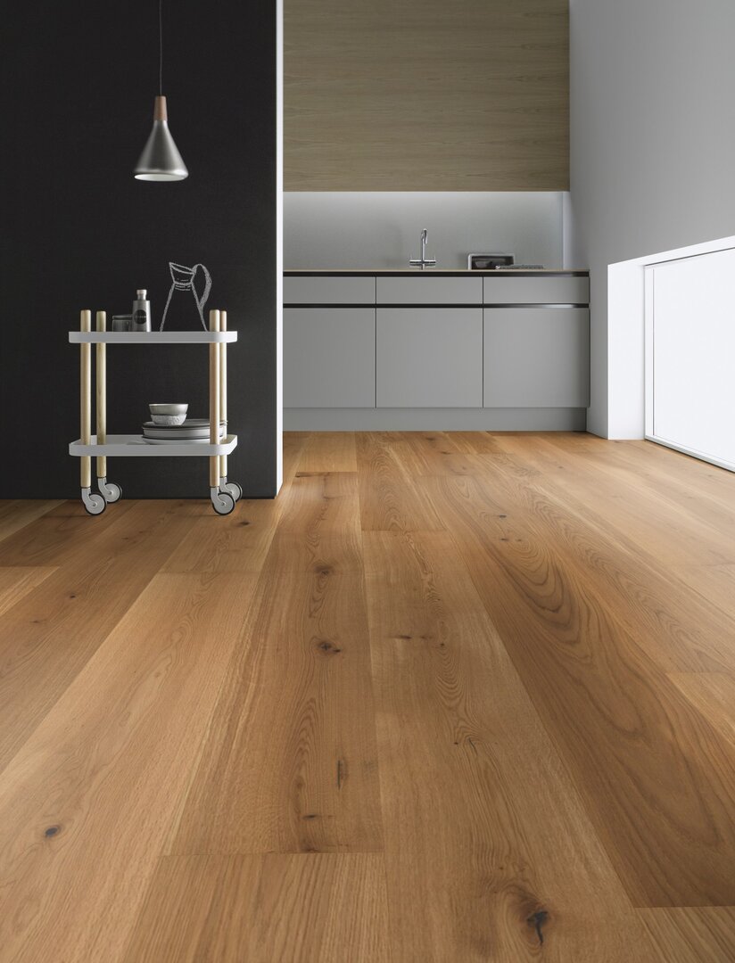 Parquet roble Monti tabla extra ancha 2390x250x14mm - Imagen 2