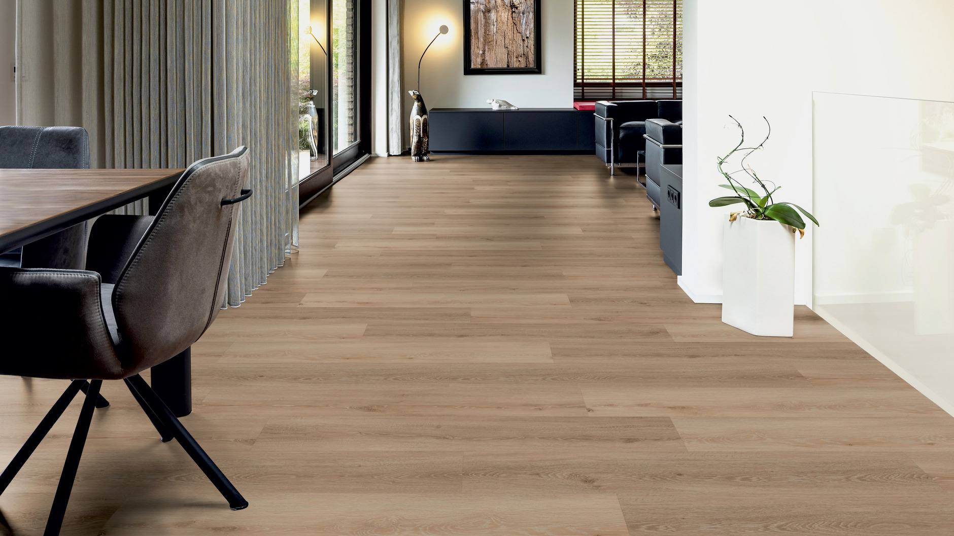 Pavimento vinilico de soja Solid Roble Budapest